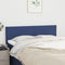 vidaXL - Hoofdborden - 2 - st - 72x5x78/88 - cm - stof - blauw