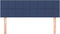 vidaXL - Hoofdborden - 2 - st - 72x5x78/88 - cm - stof - blauw