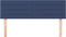vidaXL - Hoofdborden - 2 - st - 72x5x78/88 - cm - stof - blauw