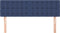 vidaXL - Hoofdborden - 2 - st - 72x5x78/88 - cm - stof - blauw