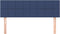 vidaXL - Hoofdborden - 2 - st - 72x5x78/88 - cm - stof - blauw