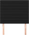 vidaXL - Hoofdborden - 2 - st - 72x5x78/88 - cm - stof - crèmekleurig