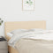 vidaXL - Hoofdborden - 2 - st - 72x5x78/88 - cm - stof - crèmekleurig