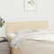 vidaXL - Hoofdborden - 2 - st - 72x5x78/88 - cm - stof - crèmekleurig