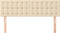 vidaXL - Hoofdborden - 2 - st - 72x5x78/88 - cm - stof - crèmekleurig