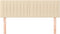 vidaXL - Hoofdborden - 2 - st - 72x5x78/88 - cm - stof - crèmekleurig