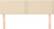 vidaXL - Hoofdborden - 2 - st - 72x5x78/88 - cm - stof - crèmekleurig