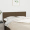 vidaXL - Hoofdborden - 2 - st - 72x5x78/88 - cm - stof - donkerbruin