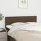 vidaXL - Hoofdborden - 2 - st - 72x5x78/88 - cm - stof - donkerbruin