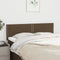 vidaXL - Hoofdborden - 2 - st - 72x5x78/88 - cm - stof - donkerbruin