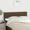 vidaXL - Hoofdborden - 2 - st - 72x5x78/88 - cm - stof - donkerbruin
