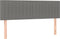 vidaXL - Hoofdborden - 2 - st - 72x5x78/88 - cm - stof - donkergrijs