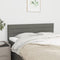 vidaXL - Hoofdborden - 2 - st - 72x5x78/88 - cm - stof - donkergrijs