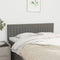 vidaXL - Hoofdborden - 2 - st - 72x5x78/88 - cm - stof - donkergrijs
