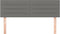 vidaXL - Hoofdborden - 2 - st - 72x5x78/88 - cm - stof - donkergrijs