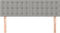 vidaXL - Hoofdborden - 2 - st - 72x5x78/88 - cm - stof - lichtgrijs