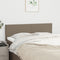vidaXL - Hoofdborden - 2 - st - 72x5x78/88 - cm - stof - taupe