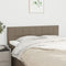 vidaXL - Hoofdborden - 2 - st - 72x5x78/88 - cm - stof - taupe