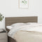 vidaXL - Hoofdborden - 2 - st - 72x5x78/88 - cm - stof - taupe