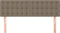 vidaXL - Hoofdborden - 2 - st - 72x5x78/88 - cm - stof - taupe