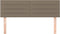 vidaXL - Hoofdborden - 2 - st - 72x5x78/88 - cm - stof - taupe