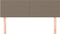 vidaXL - Hoofdborden - 2 - st - 72x5x78/88 - cm - stof - taupe