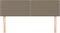 vidaXL - Hoofdborden - 2 - st - 72x5x78/88 - cm - stof - taupe