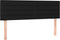 vidaXL - Hoofdborden - 2 - st - 72x5x78/88 - cm - stof - zwart