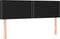 vidaXL - Hoofdborden - 2 - st - 72x5x78/88 - cm - stof - zwart
