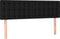 vidaXL - Hoofdborden - 2 - st - 72x5x78/88 - cm - stof - zwart