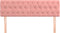 vidaXL - Hoofdborden - 2 - st - 72x7x78/88 - cm - fluweel - roze