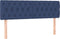 vidaXL - Hoofdborden - 2 - st - 72x7x78/88 - cm - stof - blauw