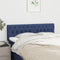 vidaXL - Hoofdborden - 2 - st - 72x7x78/88 - cm - stof - blauw