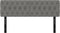 vidaXL - Hoofdborden - 2 - st - 72x7x78/88 - cm - stof - donkergrijs