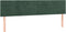 vidaXL-Hoofdborden-2-st-80x5x78/88-cm-fluweel-donkergroen