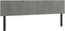 vidaXL - Hoofdborden - 2 - st - 80x5x78/88 - cm - fluweel - lichtgrijs