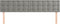 vidaXL - Hoofdborden - 2 - st - 80x5x78/88 - cm - fluweel - lichtgrijs