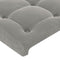 vidaXL - Hoofdborden - 2 - st - 80x5x78/88 - cm - fluweel - lichtgrijs