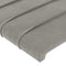 vidaXL - Hoofdborden - 2 - st - 80x5x78/88 - cm - fluweel - lichtgrijs