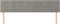 vidaXL - Hoofdborden - 2 - st - 80x5x78/88 - cm - fluweel - lichtgrijs
