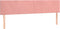 vidaXL - Hoofdborden - 2 - st - 80x5x78/88 - cm - fluweel - roze