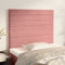 vidaXL - Hoofdborden - 2 - st - 80x5x78/88 - cm - fluweel - roze