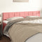 vidaXL - Hoofdborden - 2 - st - 80x5x78/88 - cm - fluweel - roze