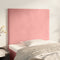 vidaXL - Hoofdborden - 2 - st - 80x5x78/88 - cm - fluweel - roze