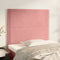 vidaXL - Hoofdborden - 2 - st - 80x5x78/88 - cm - fluweel - roze