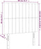 vidaXL - Hoofdborden - 2 - st - 80x5x78/88 - cm - fluweel - roze