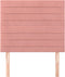 vidaXL - Hoofdborden - 2 - st - 80x5x78/88 - cm - fluweel - roze