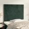 vidaXL - Hoofdborden - 2 - st - 80x5x78/88 - cm - fluweel - donkergroen