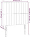 vidaXL - Hoofdborden - 2 - st - 80x5x78/88 - cm - fluweel - donkergroen