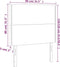 vidaXL - Hoofdborden - 2 - st - 80x5x78/88 - cm - fluweel - donkergrijs